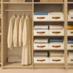 6-Pack Large Trapezoid Fabric Storage Bins (Beige) - Image 2