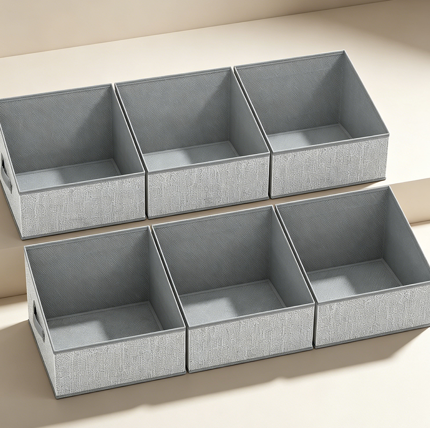 4.1 Trapezoid Fabric Storage Cubes with Handles - Image 1